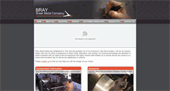 Desktop Screenshot of braysheetmetal.com